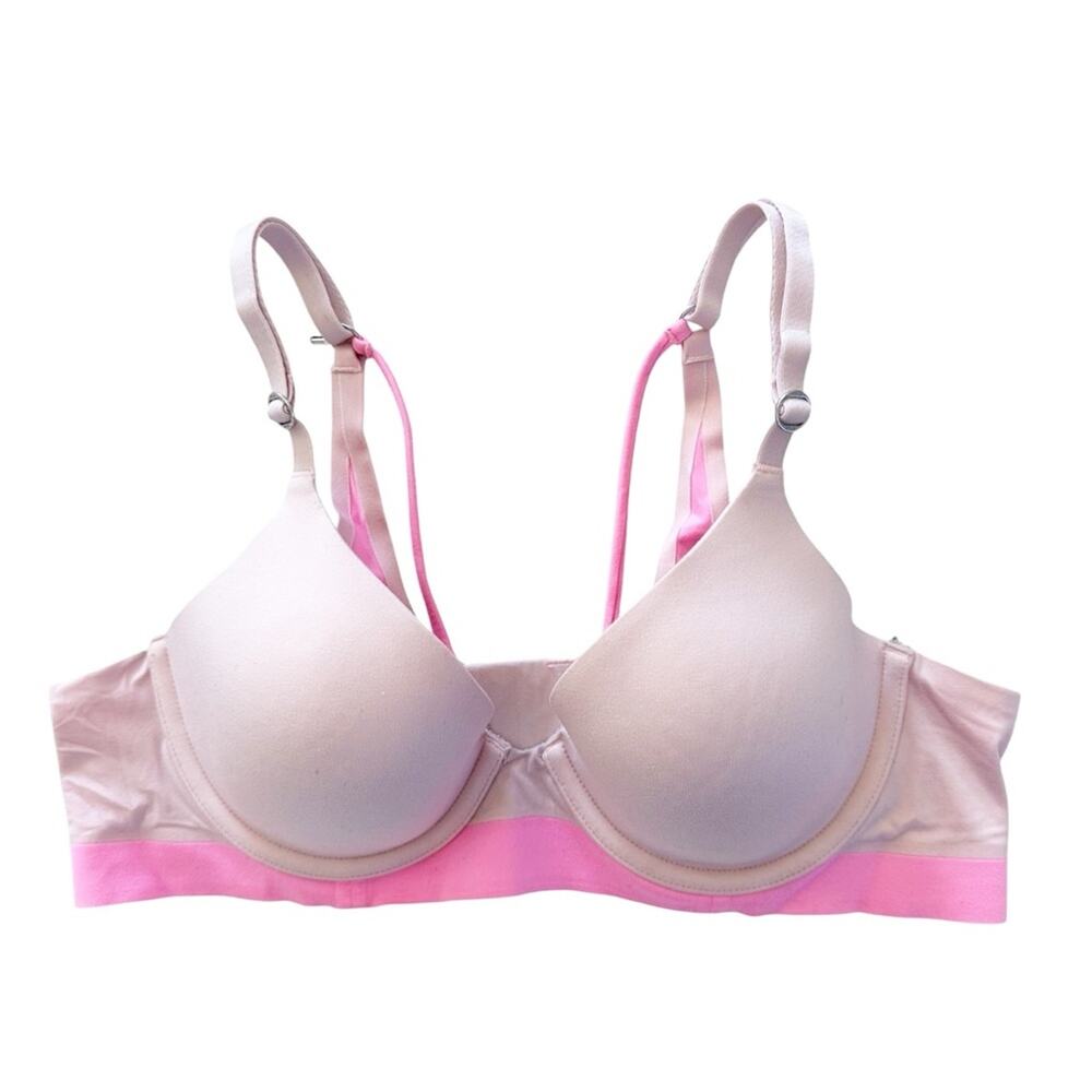 Aerie Sunnie Full Coverage Lightly Lined Strappy Bra Beach Dune Size 34B